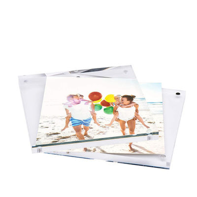 Clear Perspex 4x6 &#39;&#39; Akrylowa magnetyczna ramka na zdjęcia Home Dept