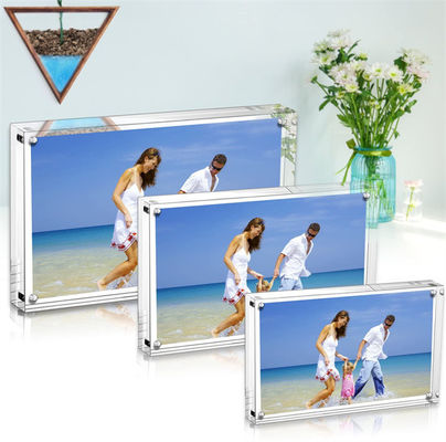 Clear Perspex 4x6 &#39;&#39; Akrylowa magnetyczna ramka na zdjęcia Home Dept